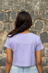 Lavender Crop Tee