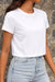 White Crop Tee