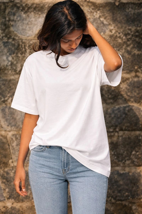 WhiteOversized T-Shirt