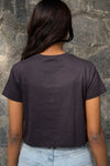 Black Crop Tee