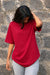 MaroonOversized T-Shirt