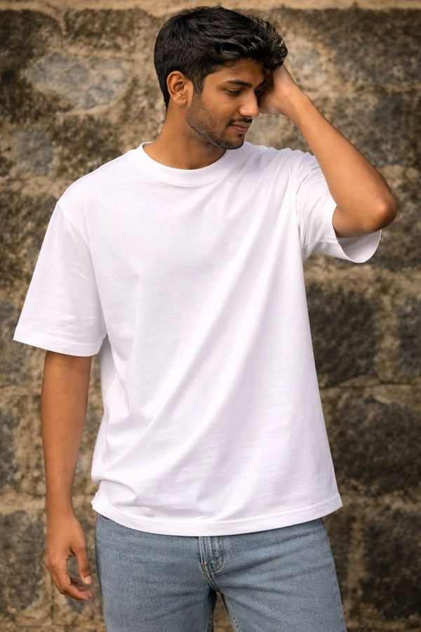 WhiteOversized T-Shirt