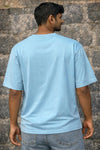 Cool Blue Oversized T-Shirt