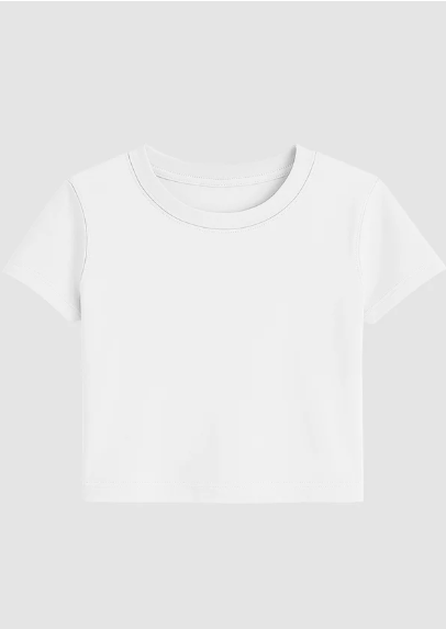 White Crop Top