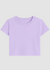 Lavender Crop Top