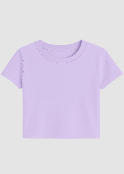 Lavender Crop Top