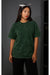 Bottle Green Acid Washed Oversized Tee