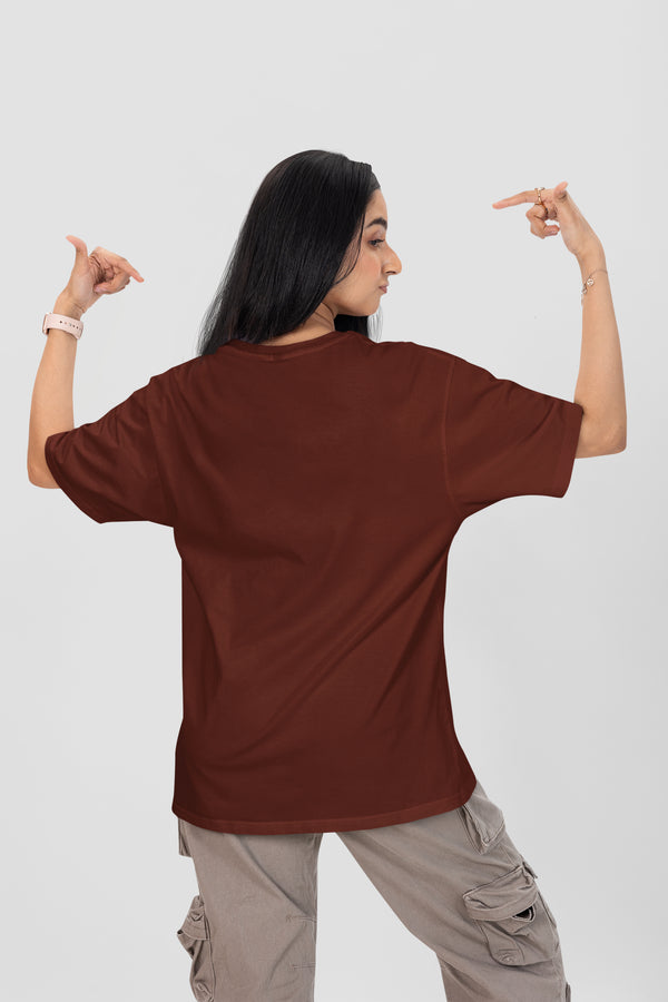 Coffee Brown Women's OversizedT-Shirt