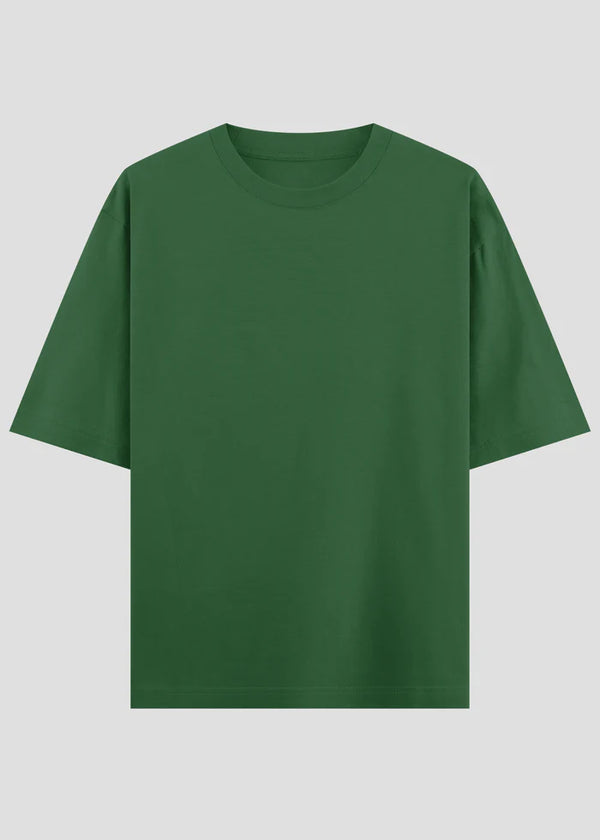 Emerald Green Men's Oversized T-Shirt