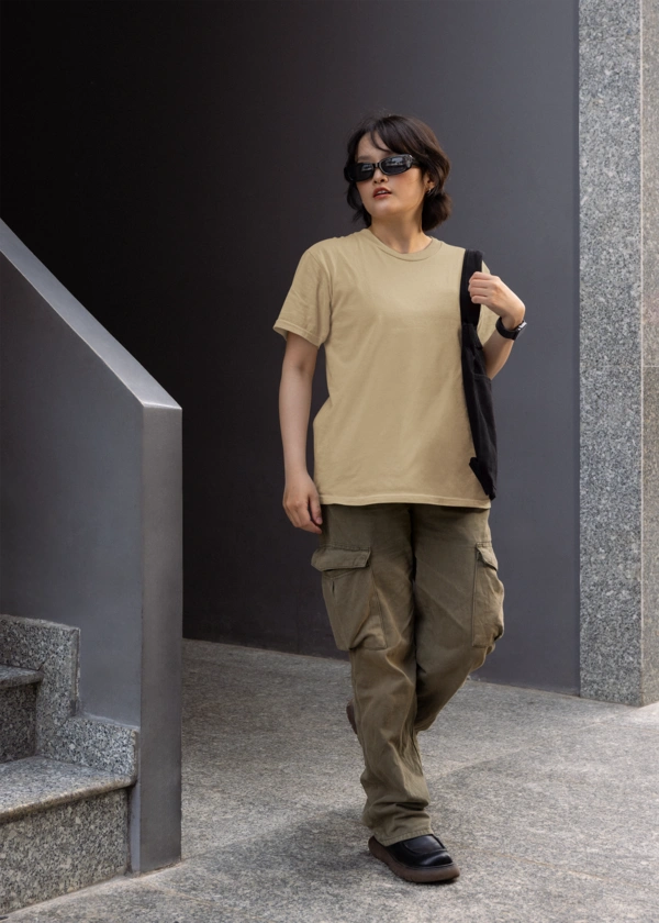 Beige Women's Classic T-Shirt