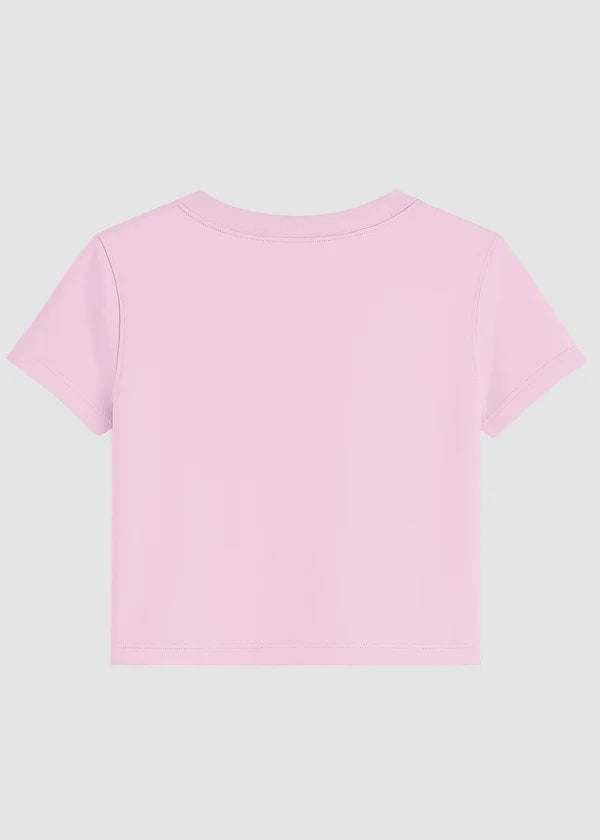 Light Baby Pink Crop Top