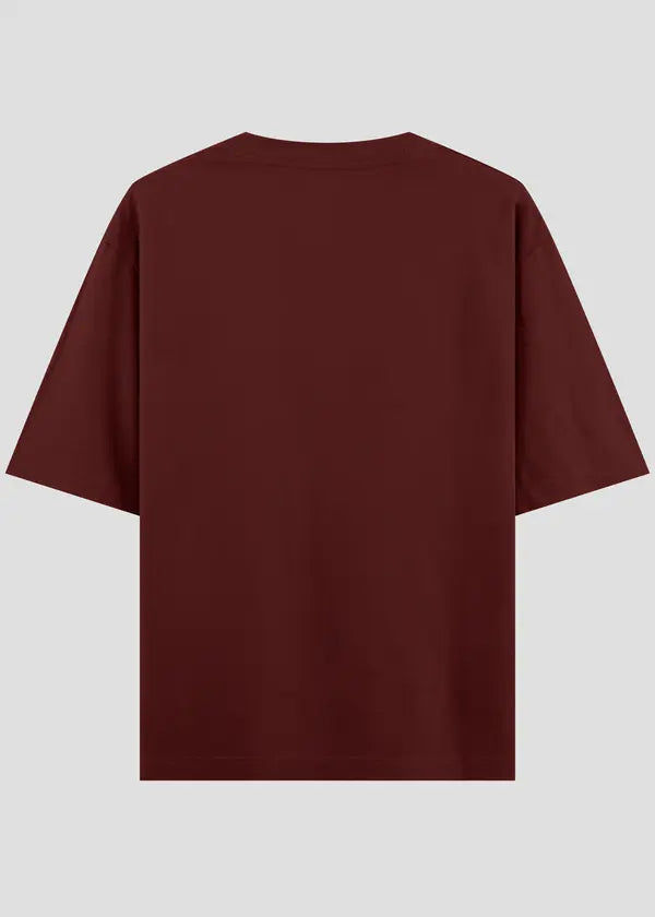 MaroonOversized T-Shirt
