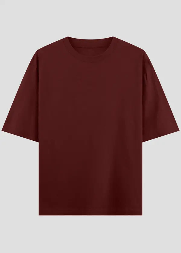 MaroonOversized T-Shirt