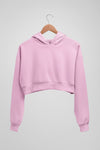Light pink Cropped Hoodie