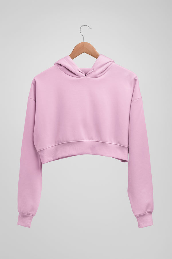 Light pink Cropped Hoodie