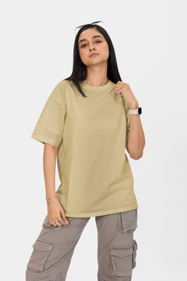 BeigeOversized T-Shirt