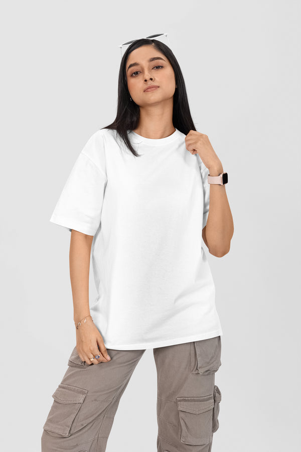 White Women's OversizedT-Shirt
