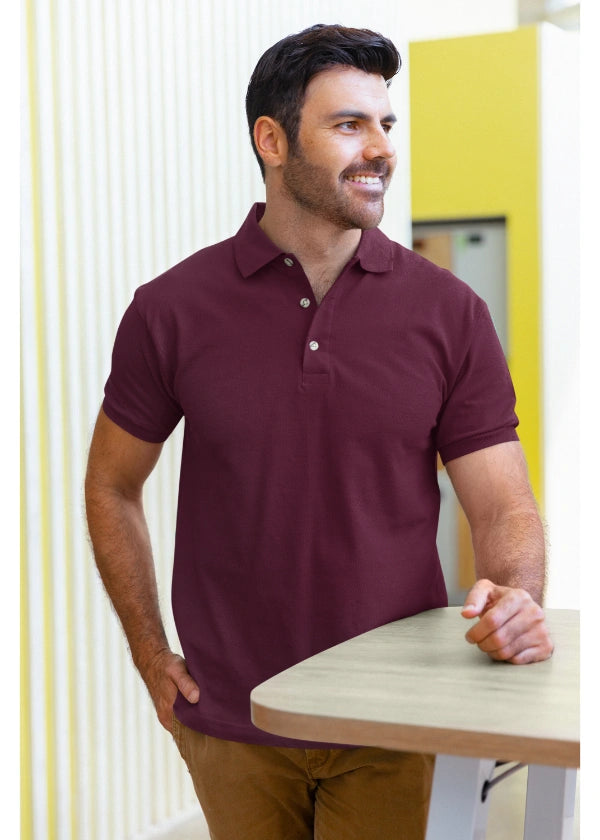 Maroon Men's Polo