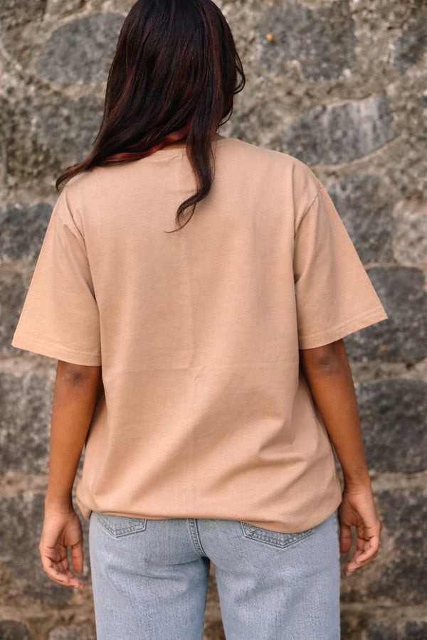 BeigeOversized T-Shirt