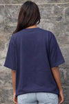 Navy Blue Oversized T-Shirt