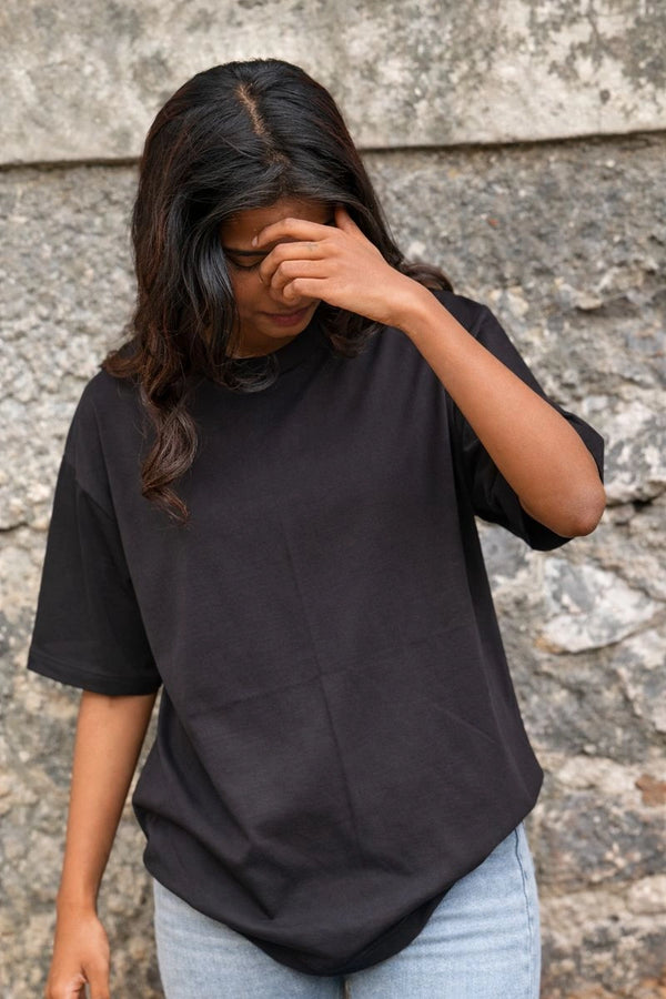 Black Oversized T-Shirt