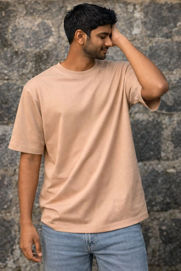BeigeOversized T-Shirt