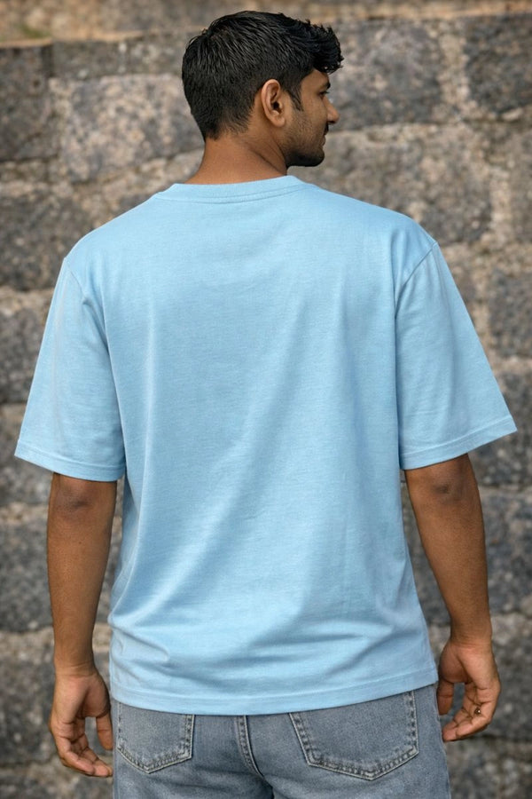 Cool Blue Oversized T-Shirt