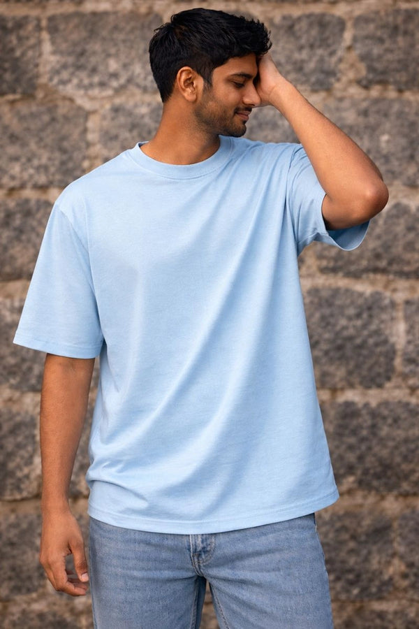 Cool Blue Oversized T-Shirt