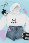 Panda Vibes Cropped Hoodie