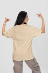 Beige Women's OversizedT-Shirt
