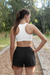 FlexPro Black Athletic Shorts