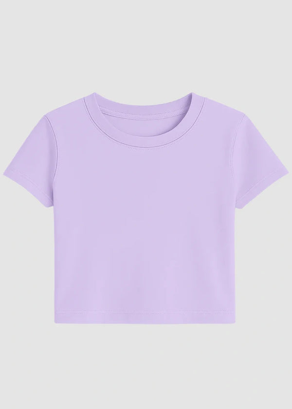 Lavender Crop Top