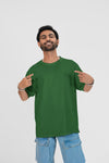 Emerald Green Men's Oversized T-Shirt