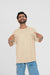 Beige Men's Oversized T-Shirt