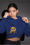 Panda Vibes Cropped Hoodie