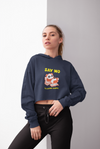 Lazy Panda Crop Hoodie