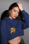 Panda Vibes Cropped Hoodie