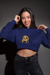 Panda Vibes Cropped Hoodie