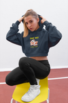 Lazy Panda Crop Hoodie