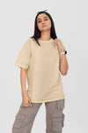 Beige Women's OversizedT-Shirt