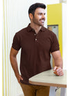 Coffee Brown Men's Polo