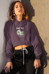 Lazy Panda Crop Hoodie