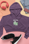 Lazy Panda Crop Hoodie