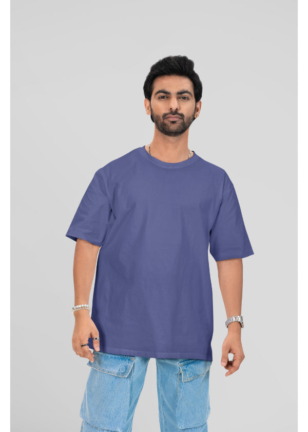 Royal Blue Men's Oversized T-Shirt