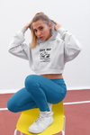 Lazy Panda Crop Hoodie